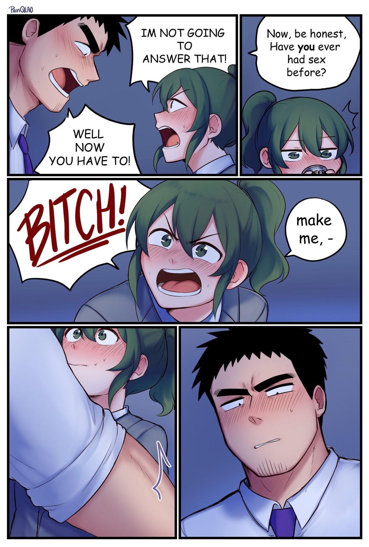 Night at the office - My senpai is annoying / Senpai ga uzai kouhai no hanashi page 4 full