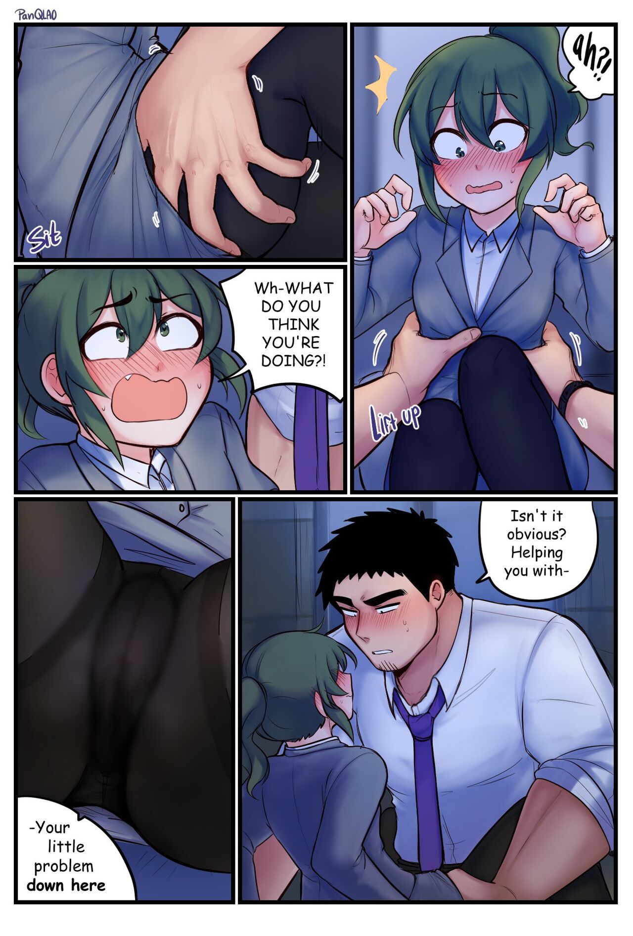 Night at the office - My senpai is annoying / Senpai ga uzai kouhai no hanashi page 8 full
