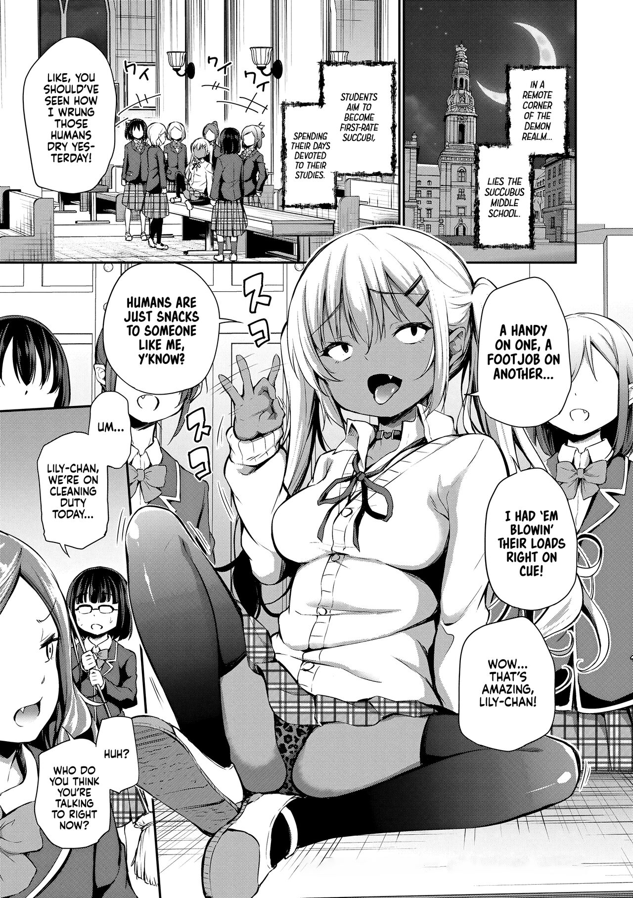 Ponkotsu Succubus Lily-chan no Sainan | Clumsy Succubus Lily-chan's Catastrophe page 1 full