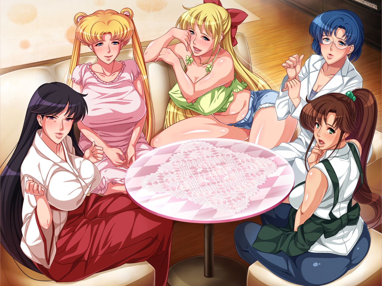 Sailor Moon Harem page 3 full