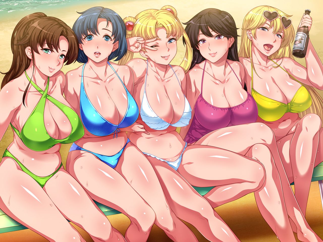 Sailor Moon Harem page 5 full