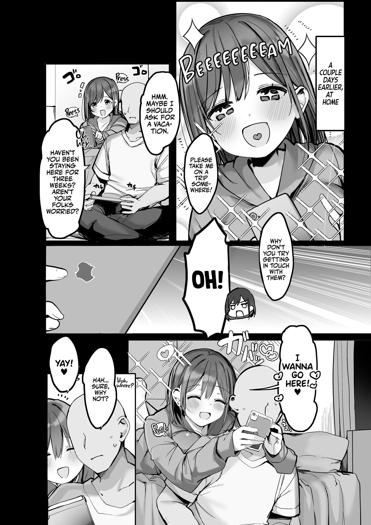 "Chotto dake, kyuukei Shinai...?" Dekachichi Manga ~Nakadashi Dopyu Dopyu Tanetsuke Ryokou~ | Wanna Visit the Hot Springs, Mister? page 6 full