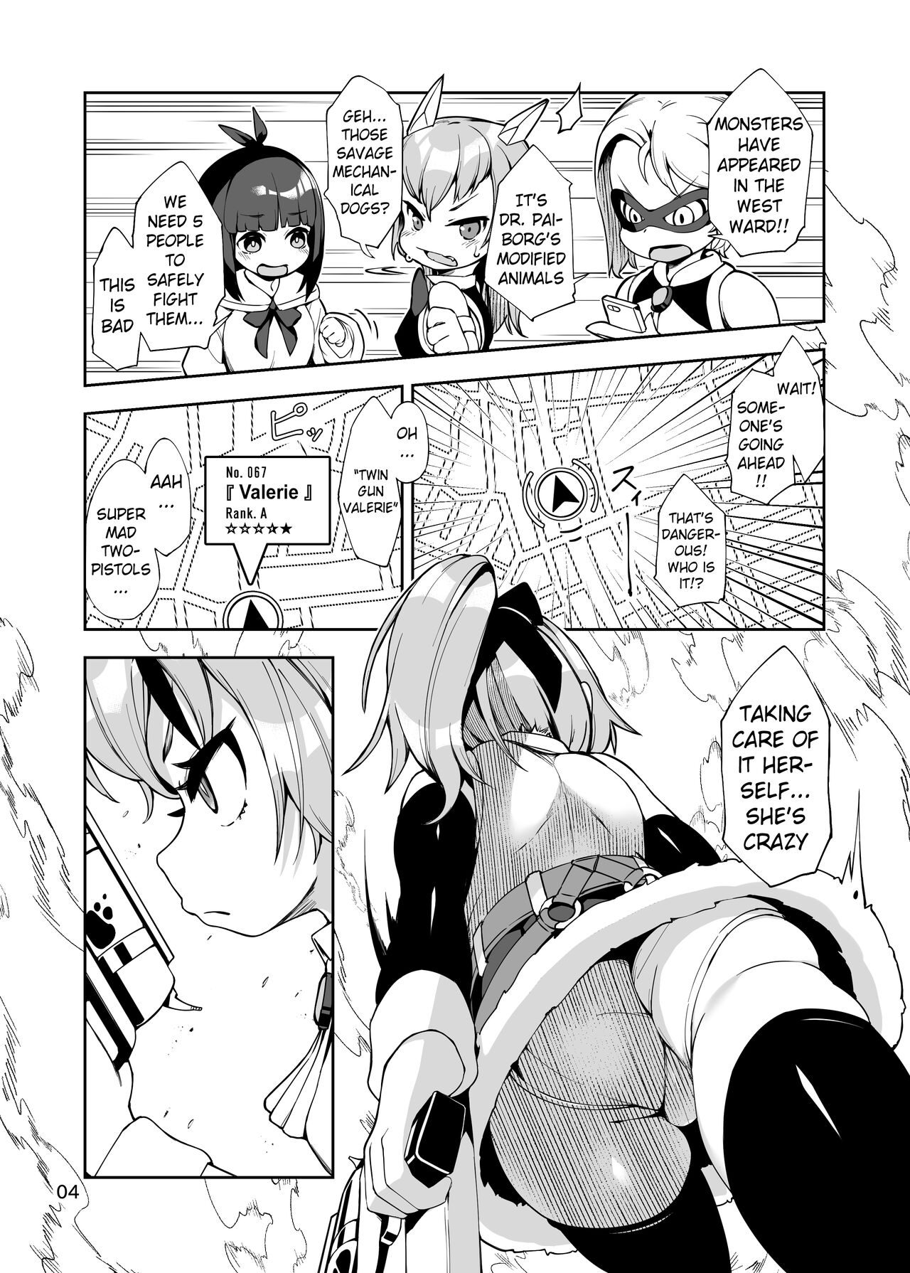 Soujuu no Valerie Inu Pet-ka Kaizou Keikaku | The Plot to Remodel Twin-Gun Valerie into a Pet Dog page 4 full