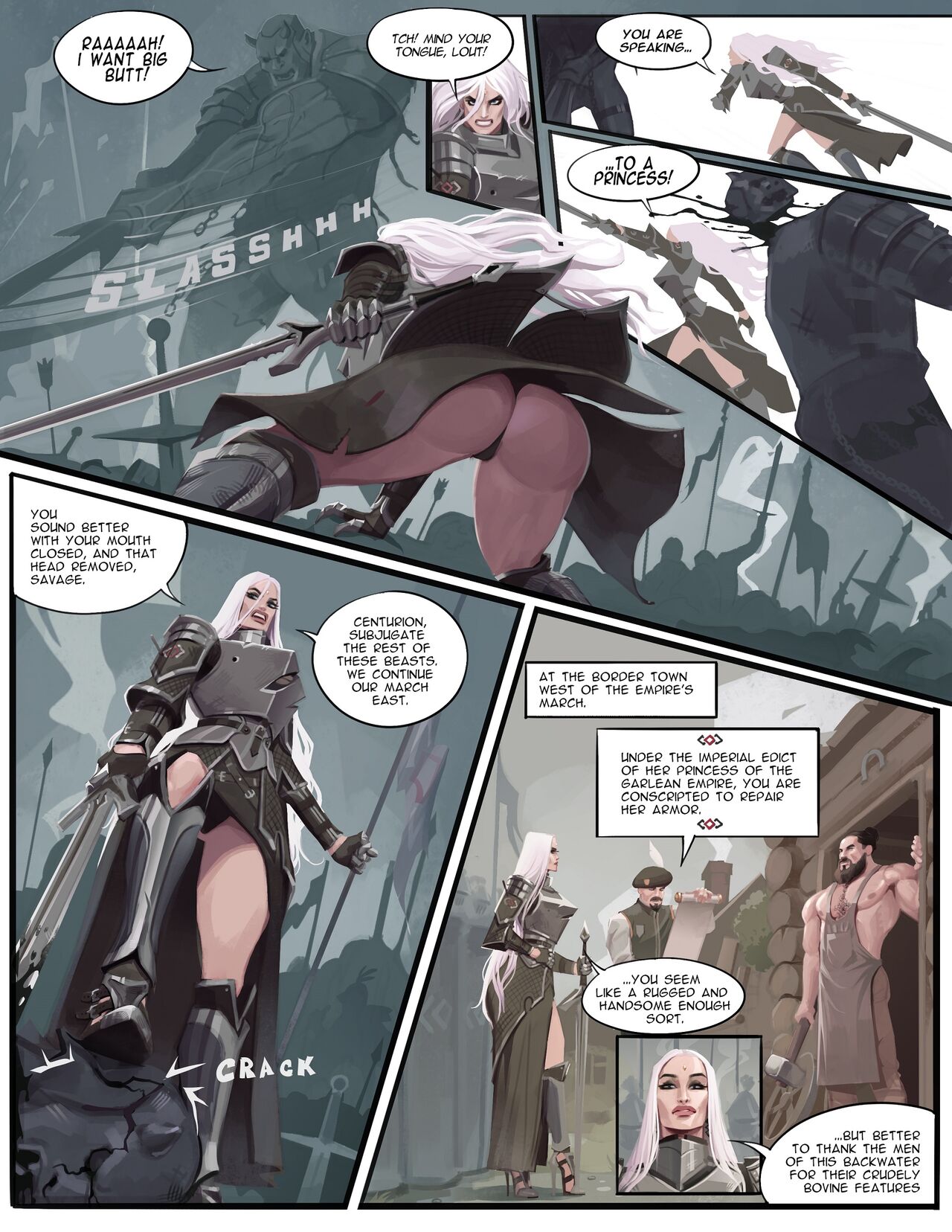 Angelise Reiter comic page 1 full