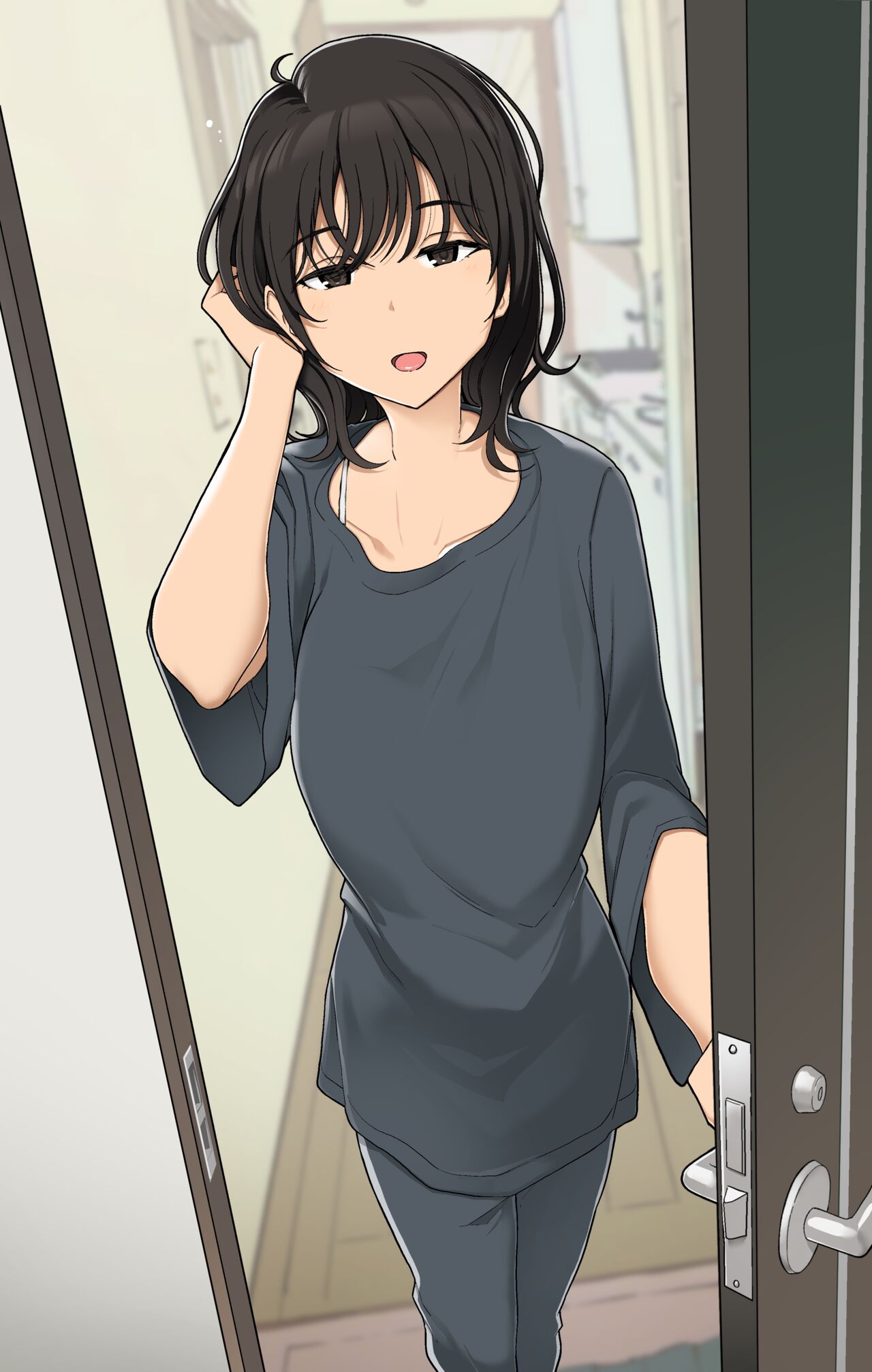 Takuhaibin no Uketorikata ga Dandan Darashinaku Natte Iku OL-chan page 6 full