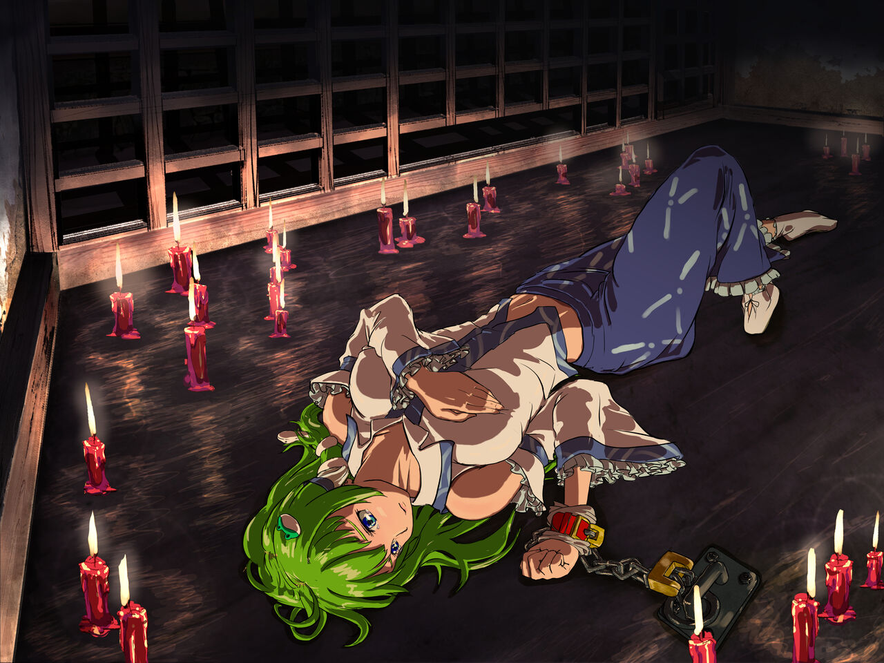 Sanae Kochiya and the Zashiki Prison page 1 full
