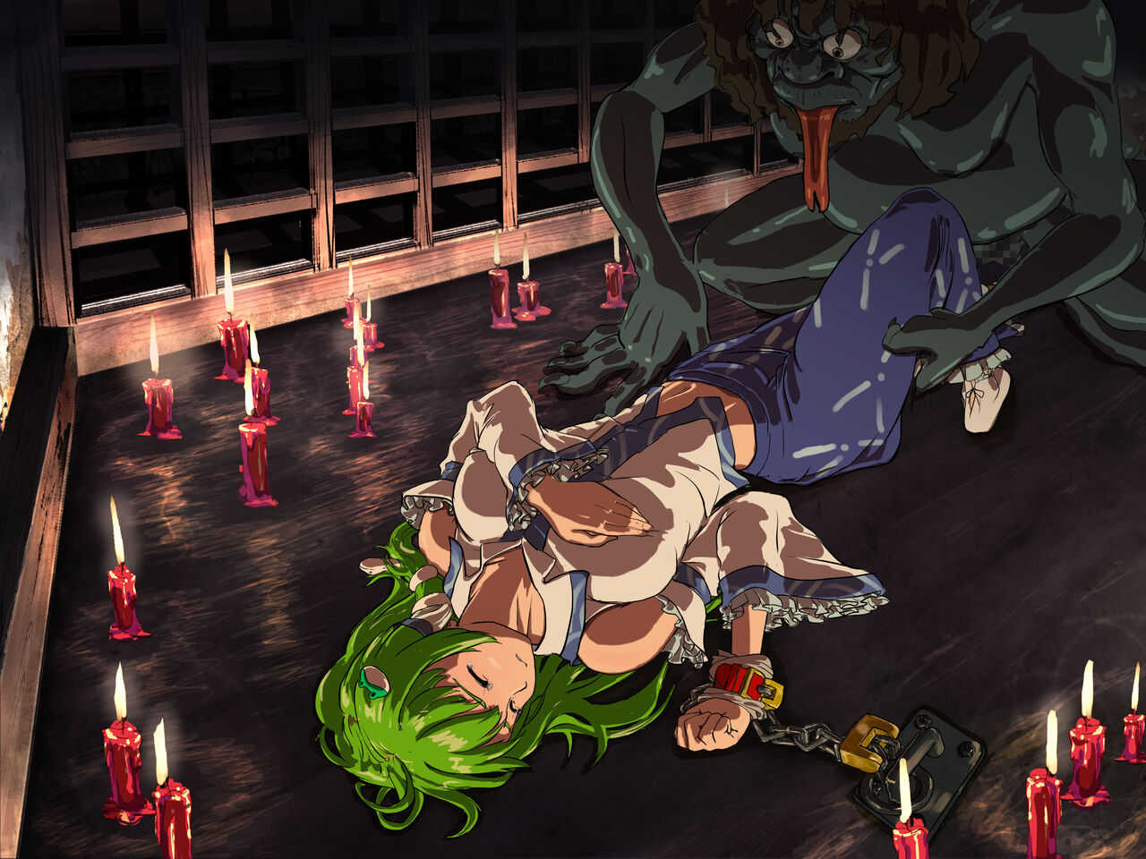 Sanae Kochiya and the Zashiki Prison page 3 full