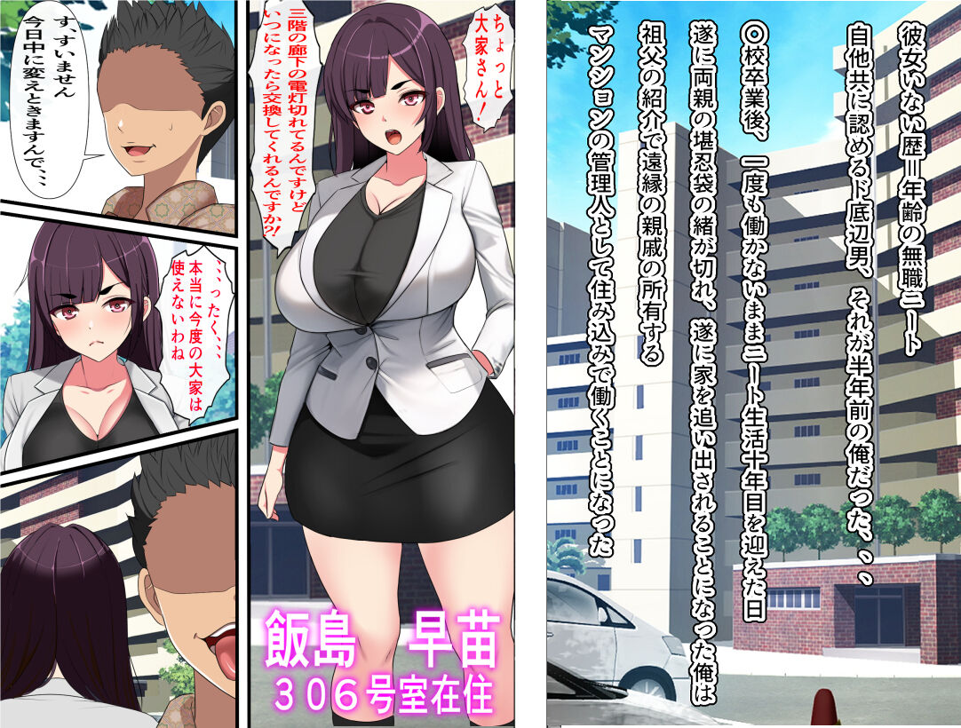 Yachin o Karada de Harau Fuuzoku Mansion no Kanrinin ni Natta Kekka page 2 full