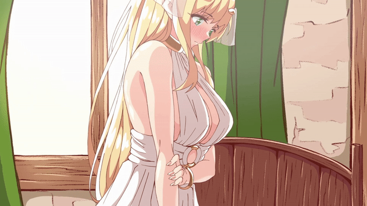 【2Dアニメ】金髪エルフのご奉仕 page 2 full