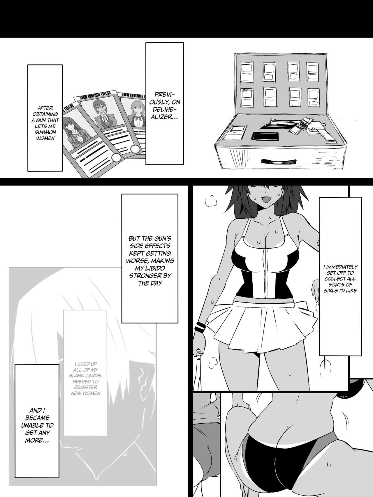 "Shoukanjuu DX DeliHealizer" ver. 4 ~Card kara Josei o Shoukan shite Ecchi suru Ohanashi~ | Shoukanjuu DX DeliHealizer ver. 4 ~A Story of How I Summoned a Girl With a Card and Had Sex With Her~  Doujins.c page 2 full