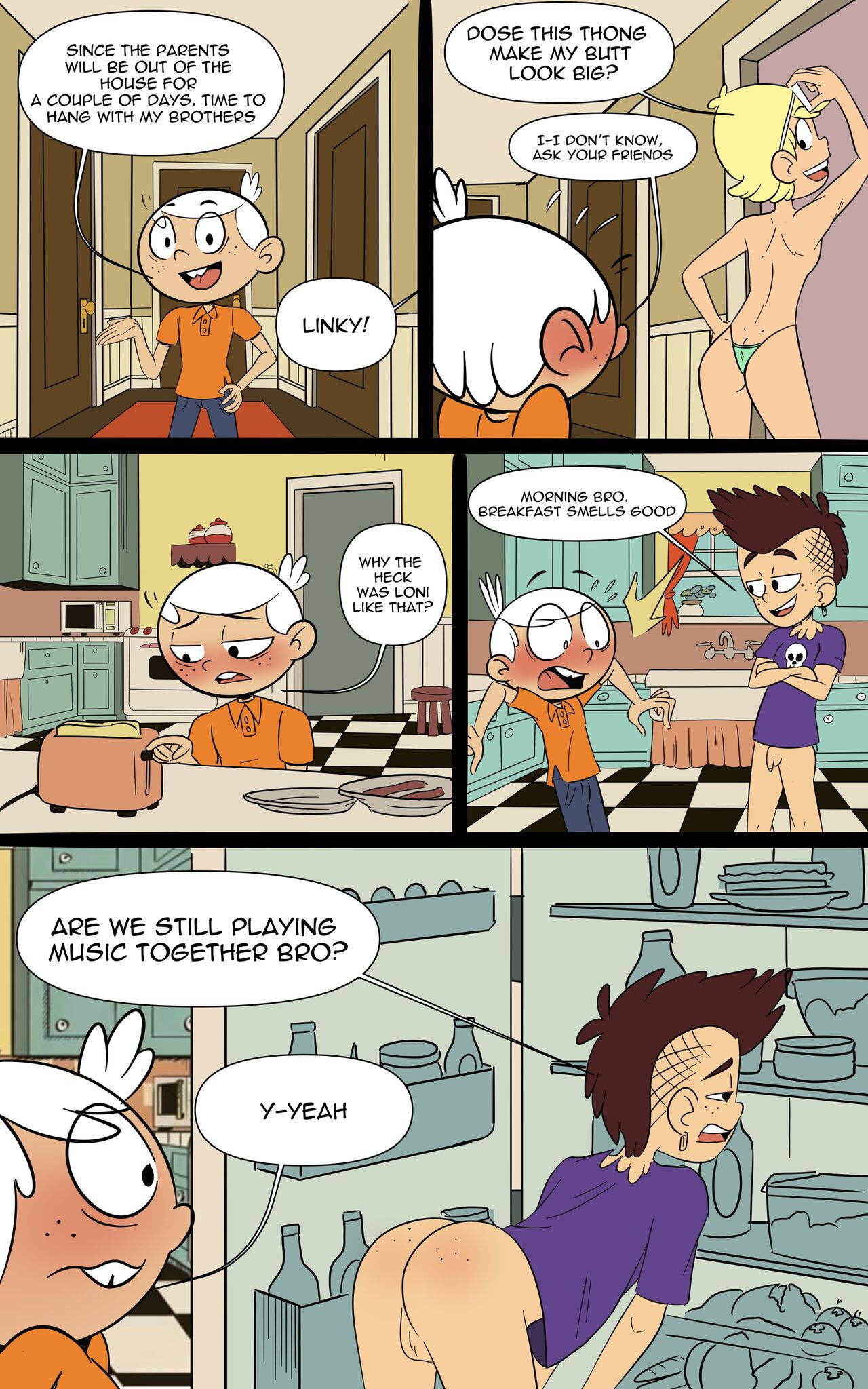 ?Monocromia? The Loud House YAOI comic page 3 full