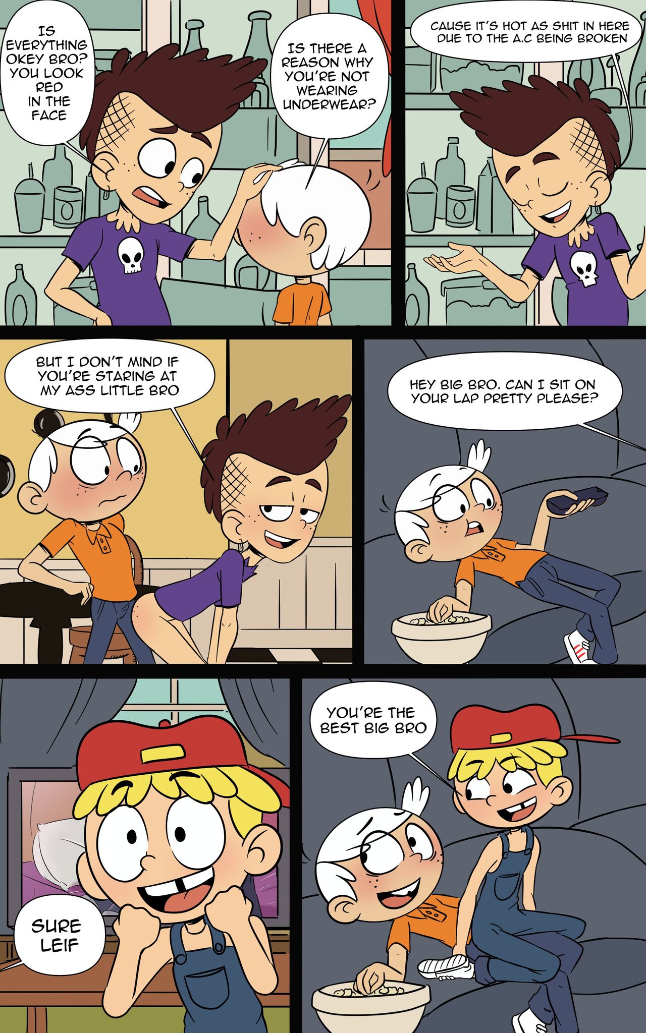 ?Monocromia? The Loud House YAOI comic page 4 full
