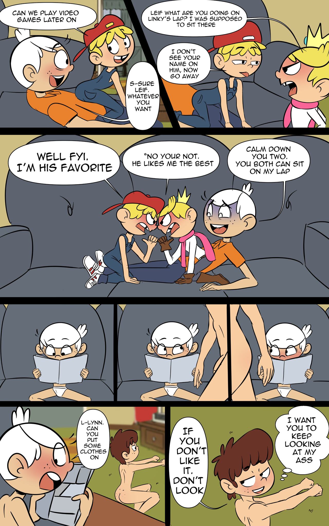 ?Monocromia? The Loud House YAOI comic page 5 full