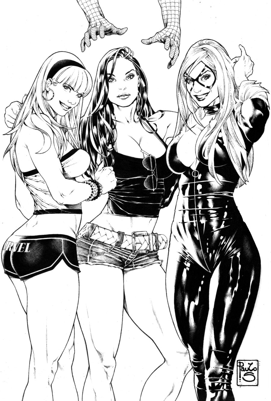 Super Hero Sketches 2 page 5 full