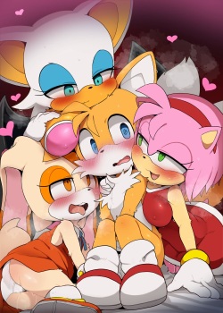 [DAGASI] Minna no Yousu ga Okashii (Sonic the Hedgehog)[uncensored][ongoing]