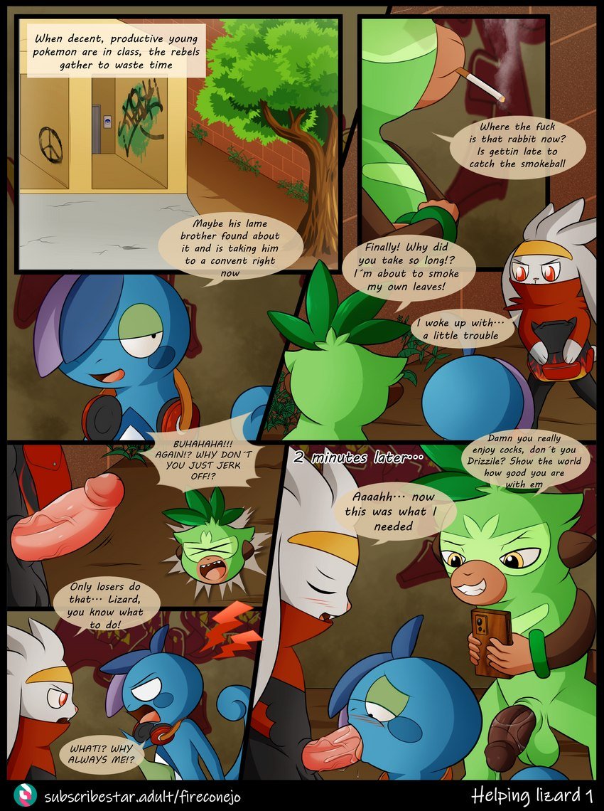 Helping Lizard page 1 full