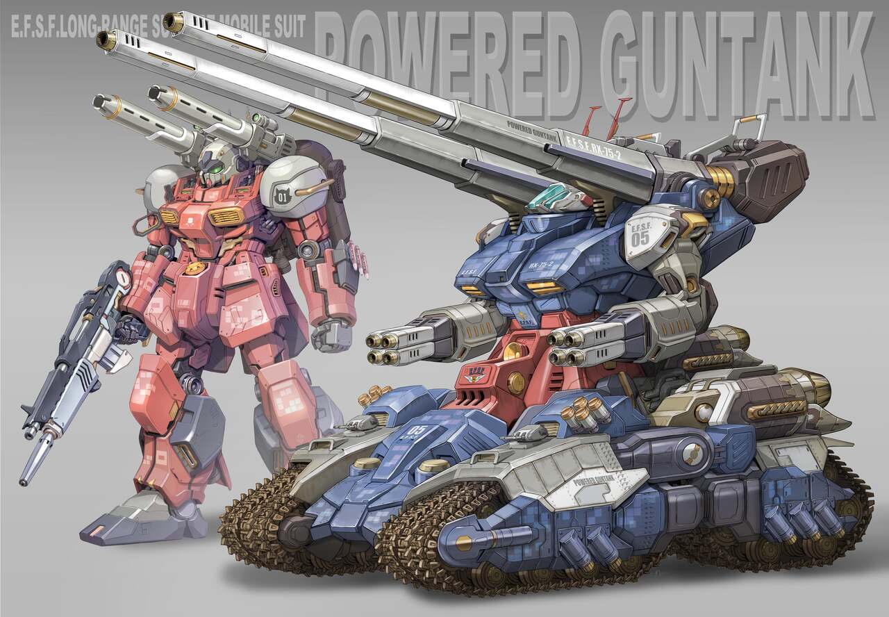 HoneyBonesMaeda Mecha Artwork Collection page 6 full