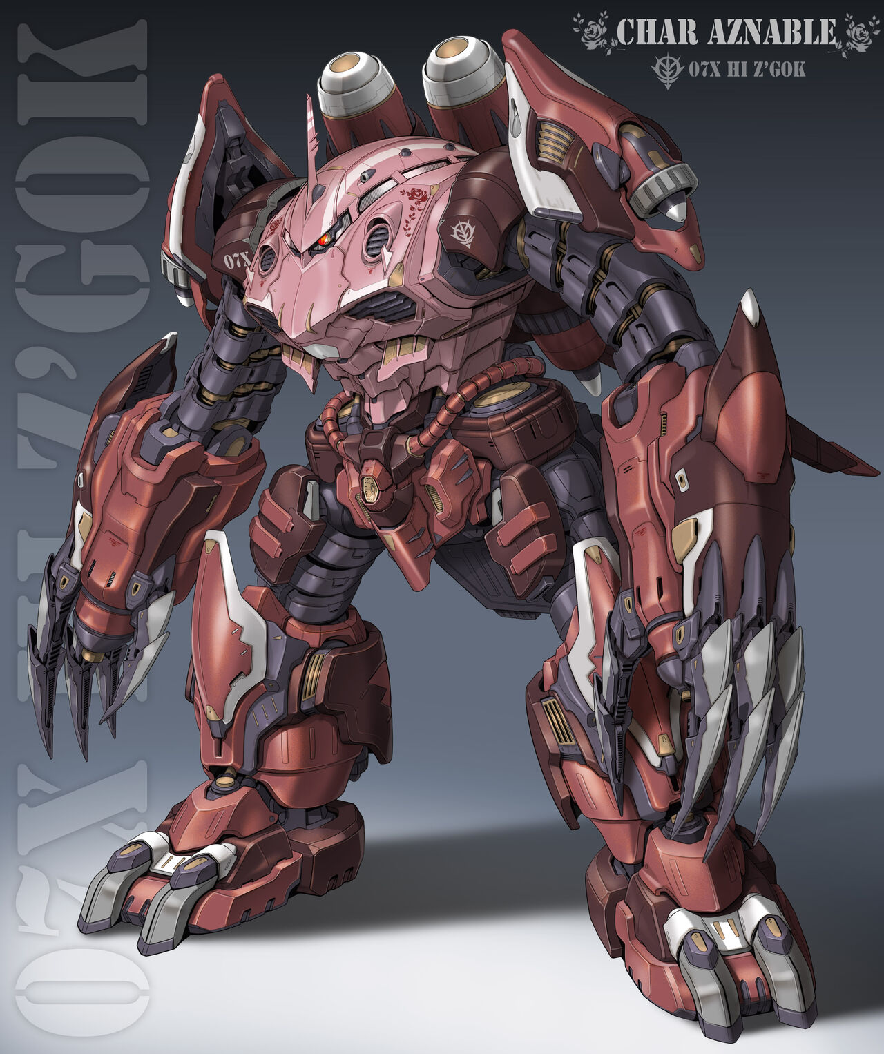 HoneyBonesMaeda Mecha Artwork Collection page 8 full