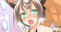 怪獣娘のゴモラ。