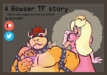 Bowser TF comic cover