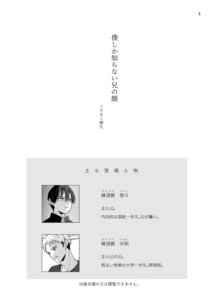 Boku shika Shiranai Nii no Kao page 3 full