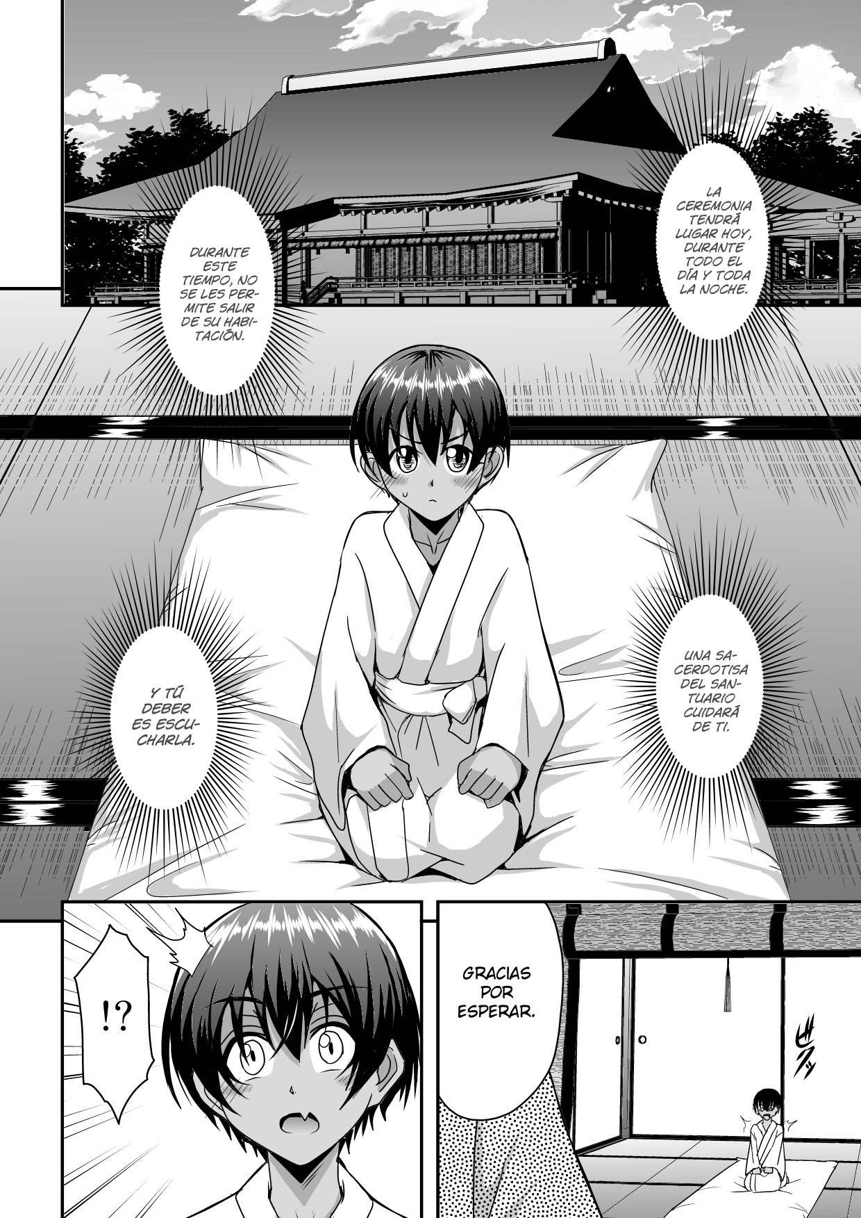 Bakunyuu Hitozuma Kinpatsu Gaikokujin Jokyoushi ga Mura no Inshuu de Kasshoku Shota no Fudeoroshi o Suru Hanashi page 9 full