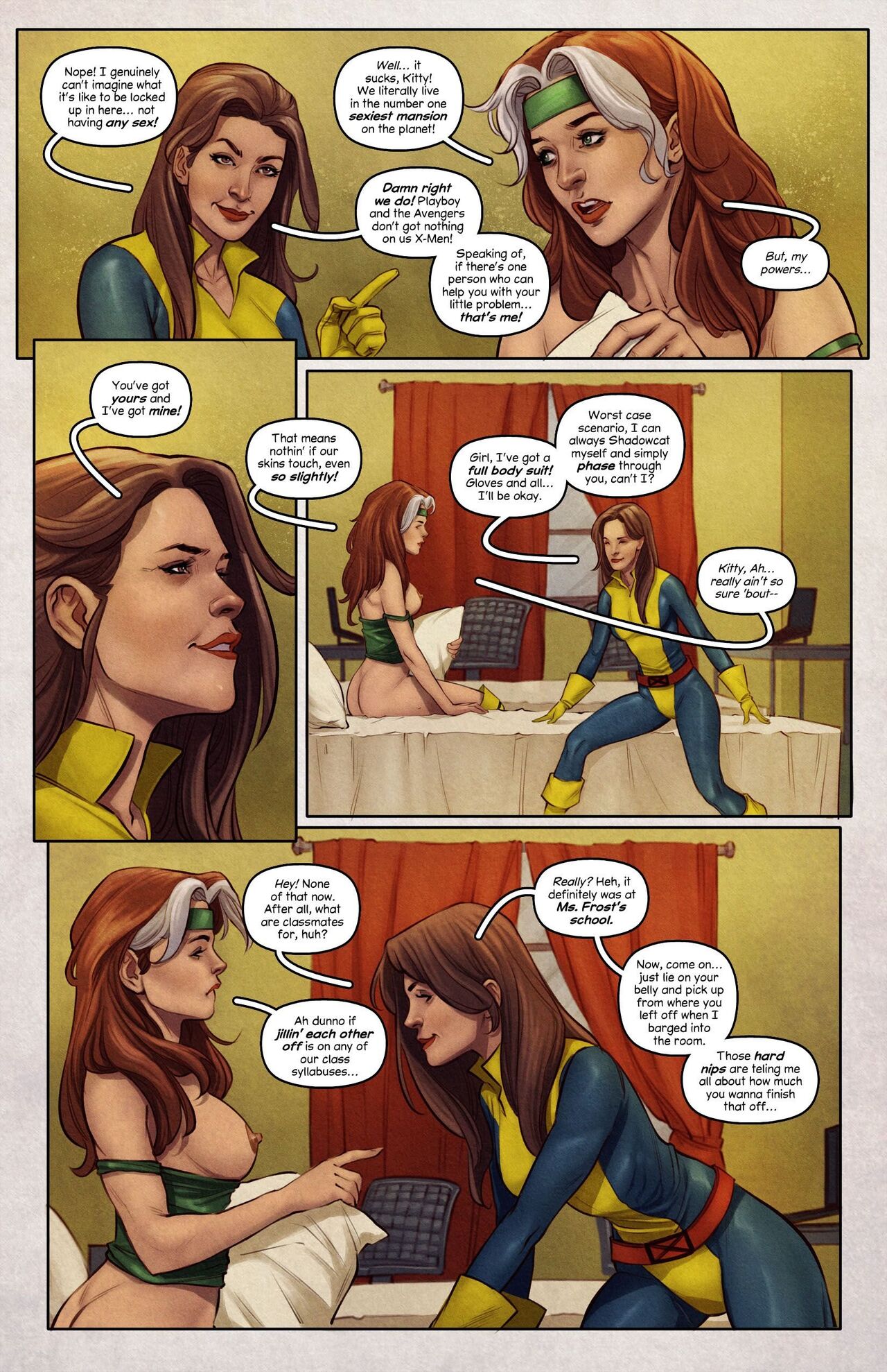 Secret Tales Of The X-Mansion - Intangible Touch page 4 full