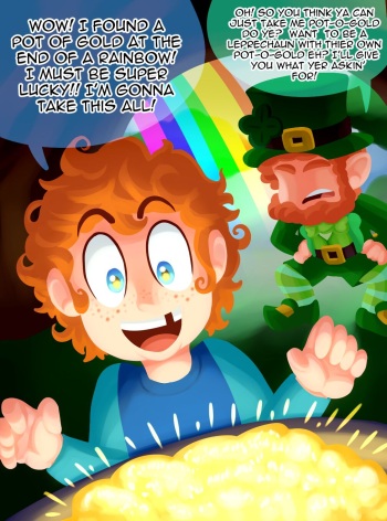 A Leprechaun's Pot-O-Gold cover