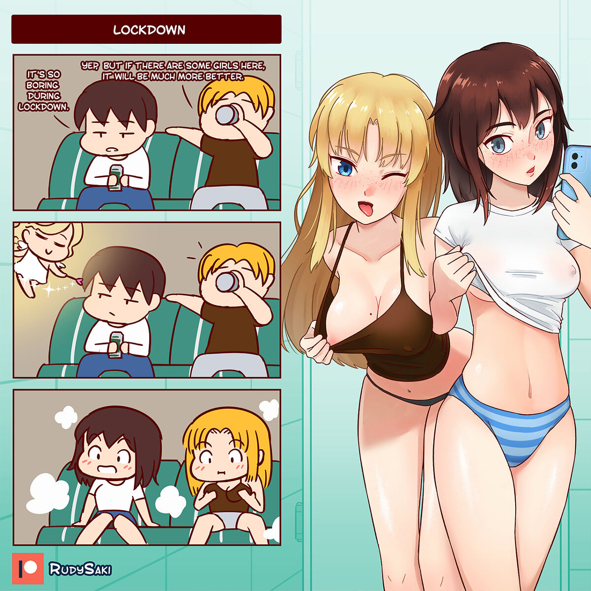 Rudy Saki Gender Bend page 2 full