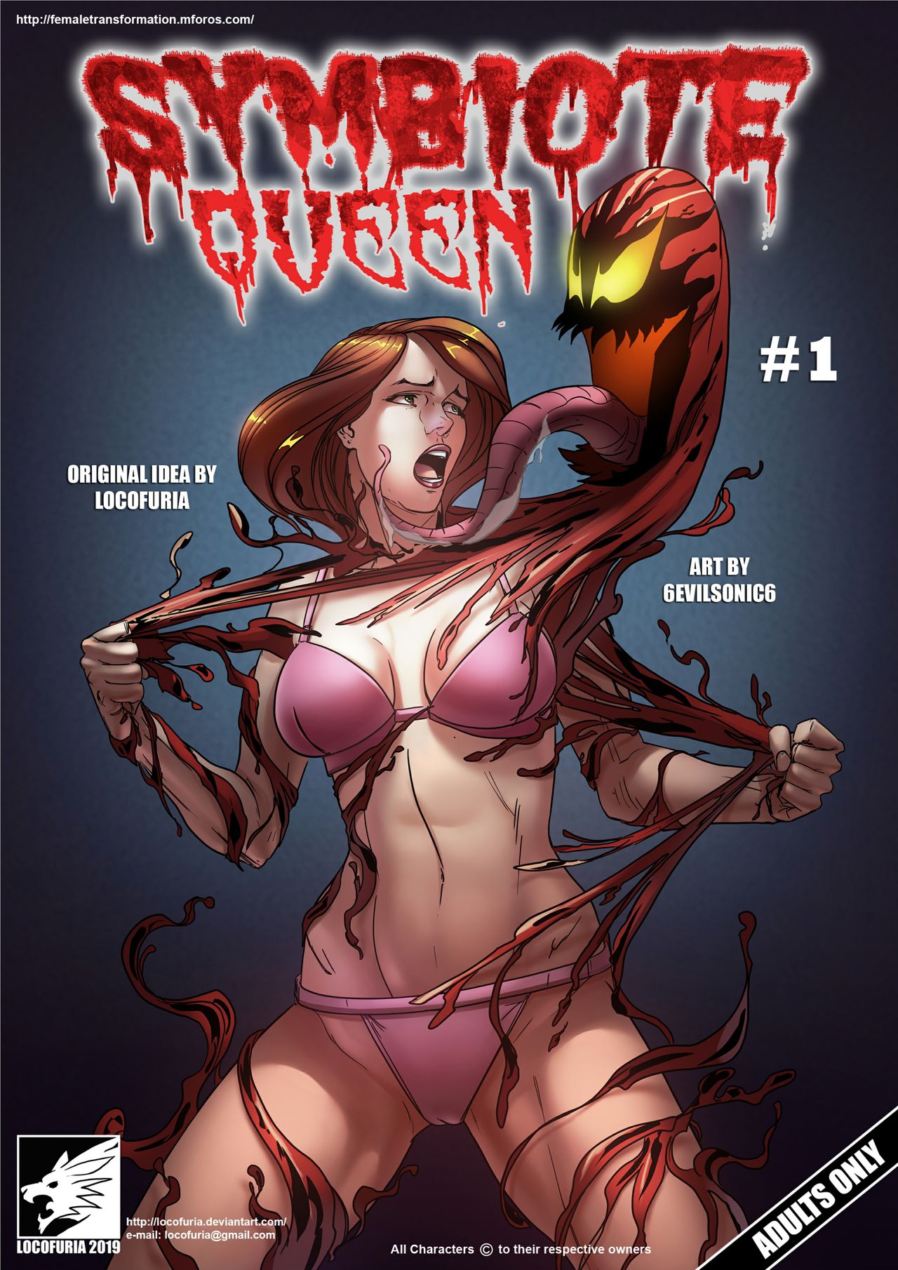 Symbiote Queen 1 page 1 full