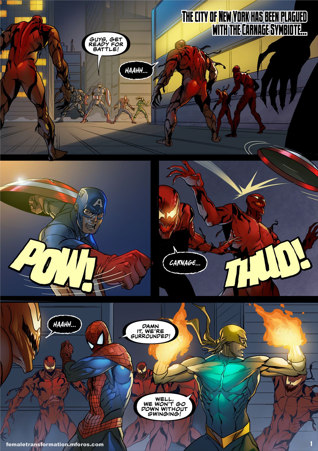 Symbiote Queen 1 page 2 full