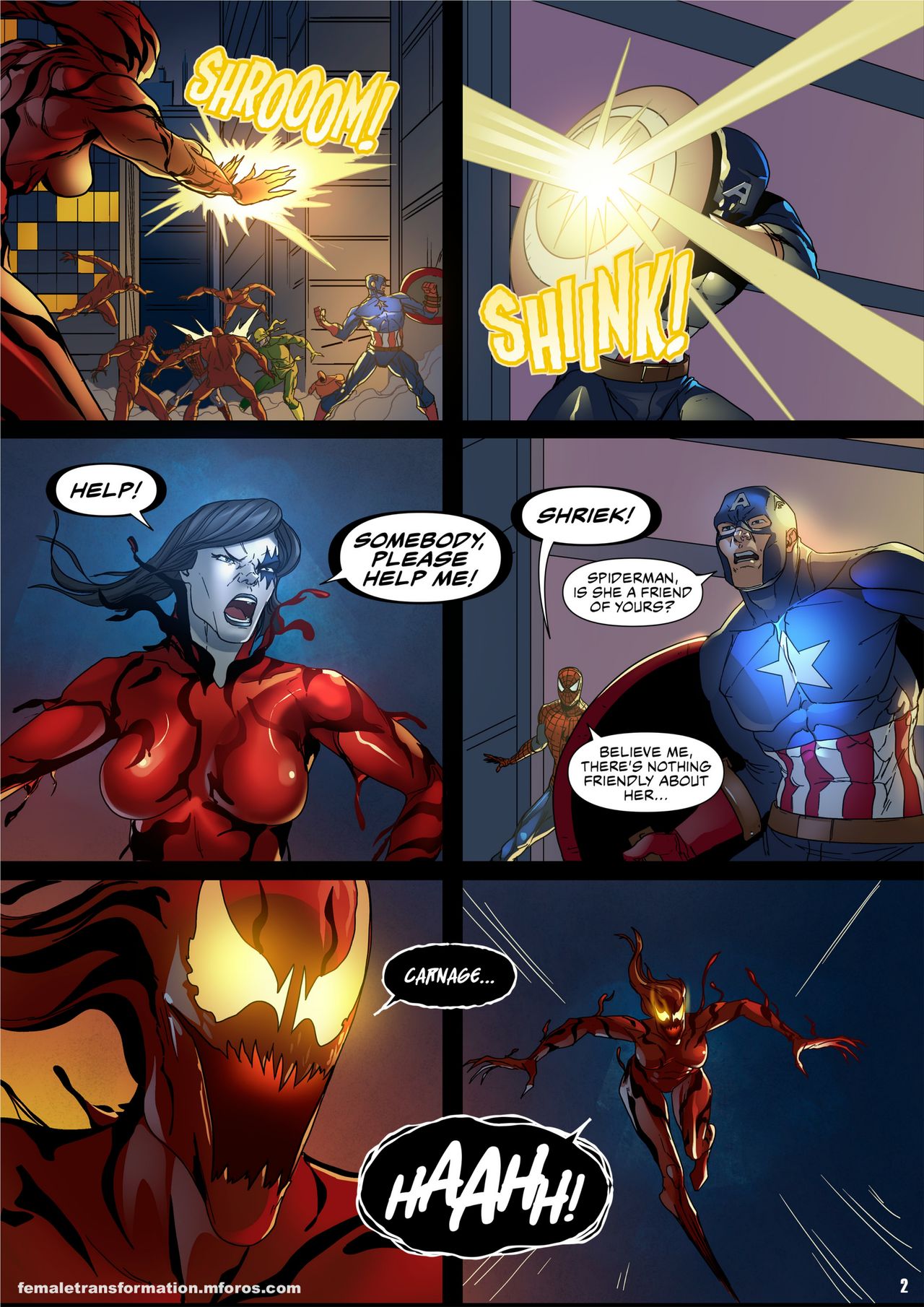 Symbiote Queen 1 page 3 full