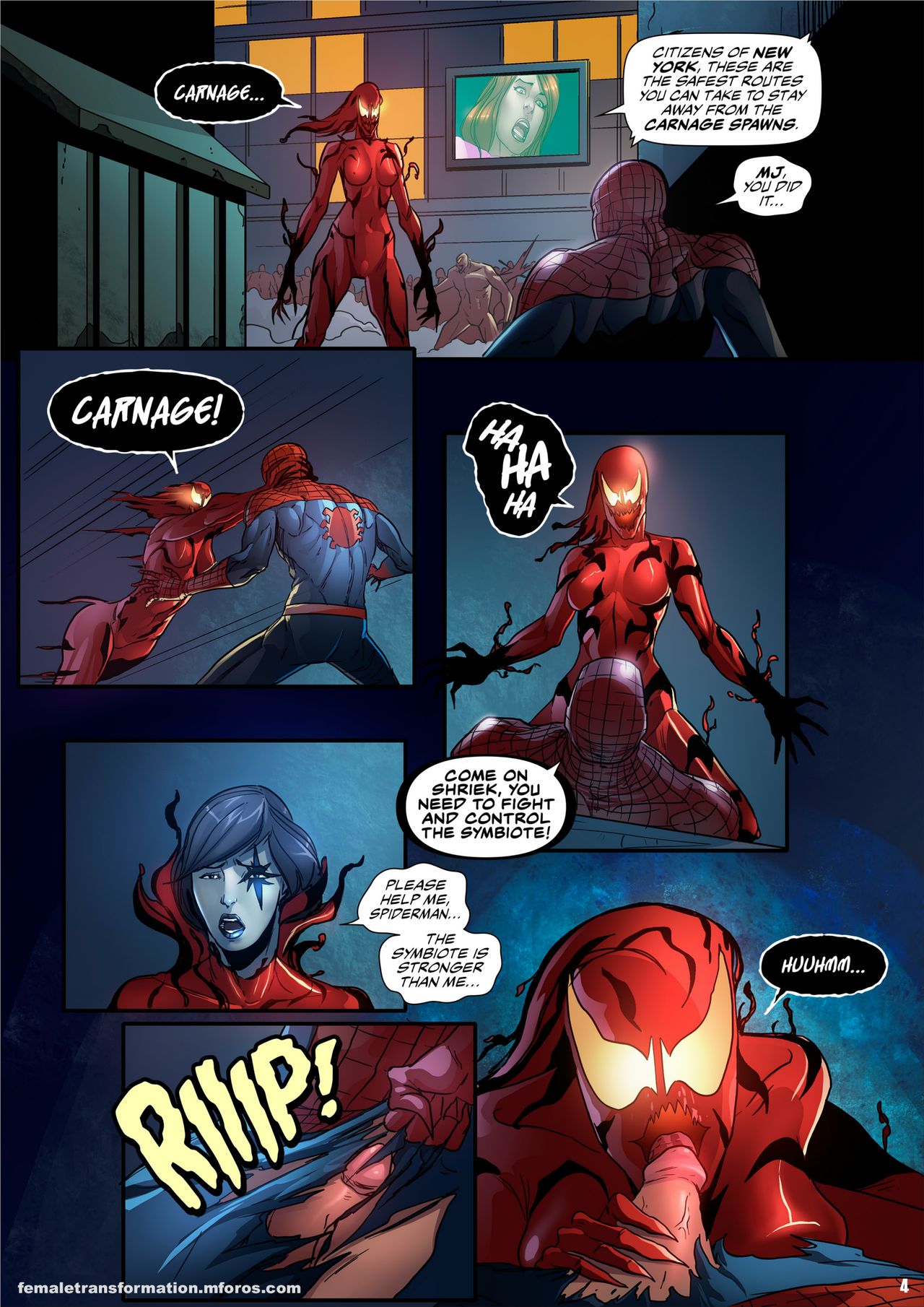 Symbiote Queen 1 page 5 full
