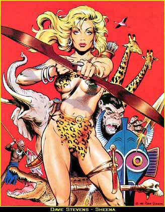 Illustration: Dave Stevens page 8 full