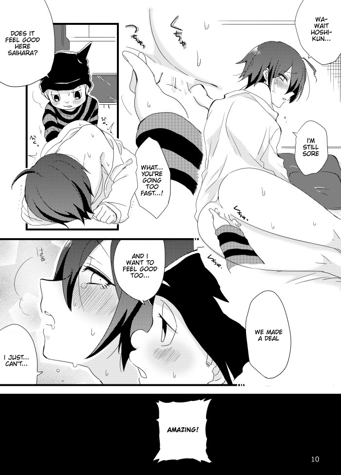 Saihara-kun ga mina-san no xxx ni erabaremashita | Saihara-kun became Everyone's Cum Dumpster. page 9 full