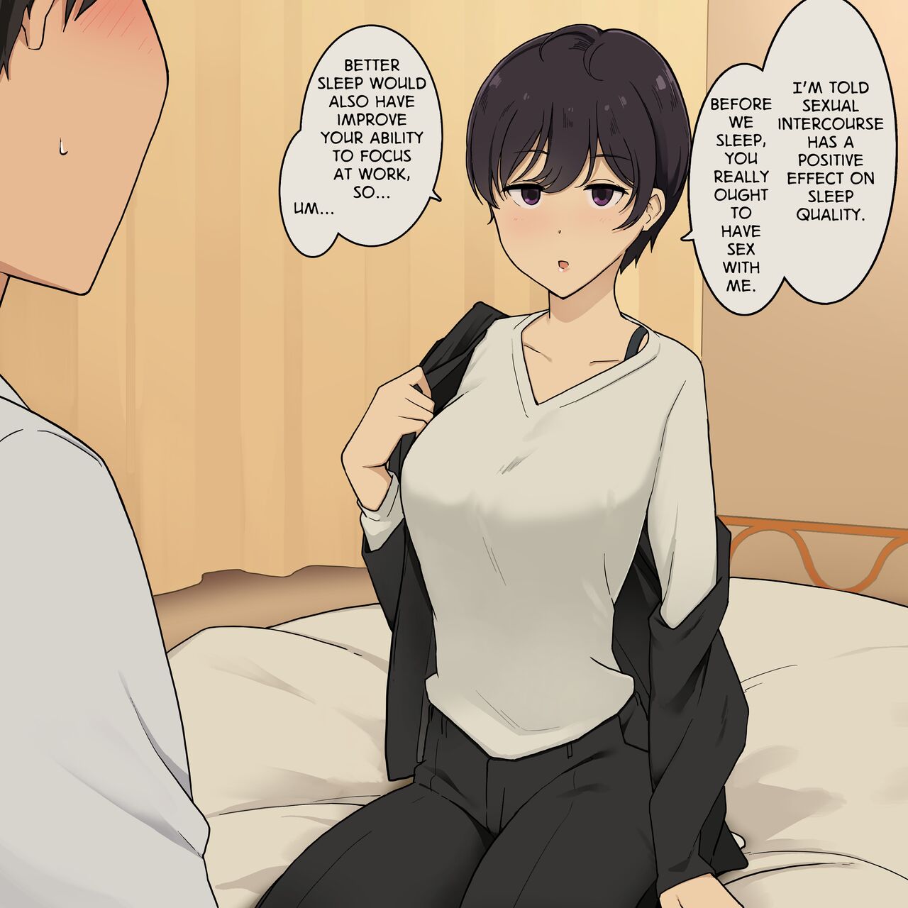 Rikutsuppoi Kouhai-chan to Rikutsunuki de Majiwaru made no Hanashi | Having Sex with My Hyperrational Junior Until She Loses All Rationality page 3 full