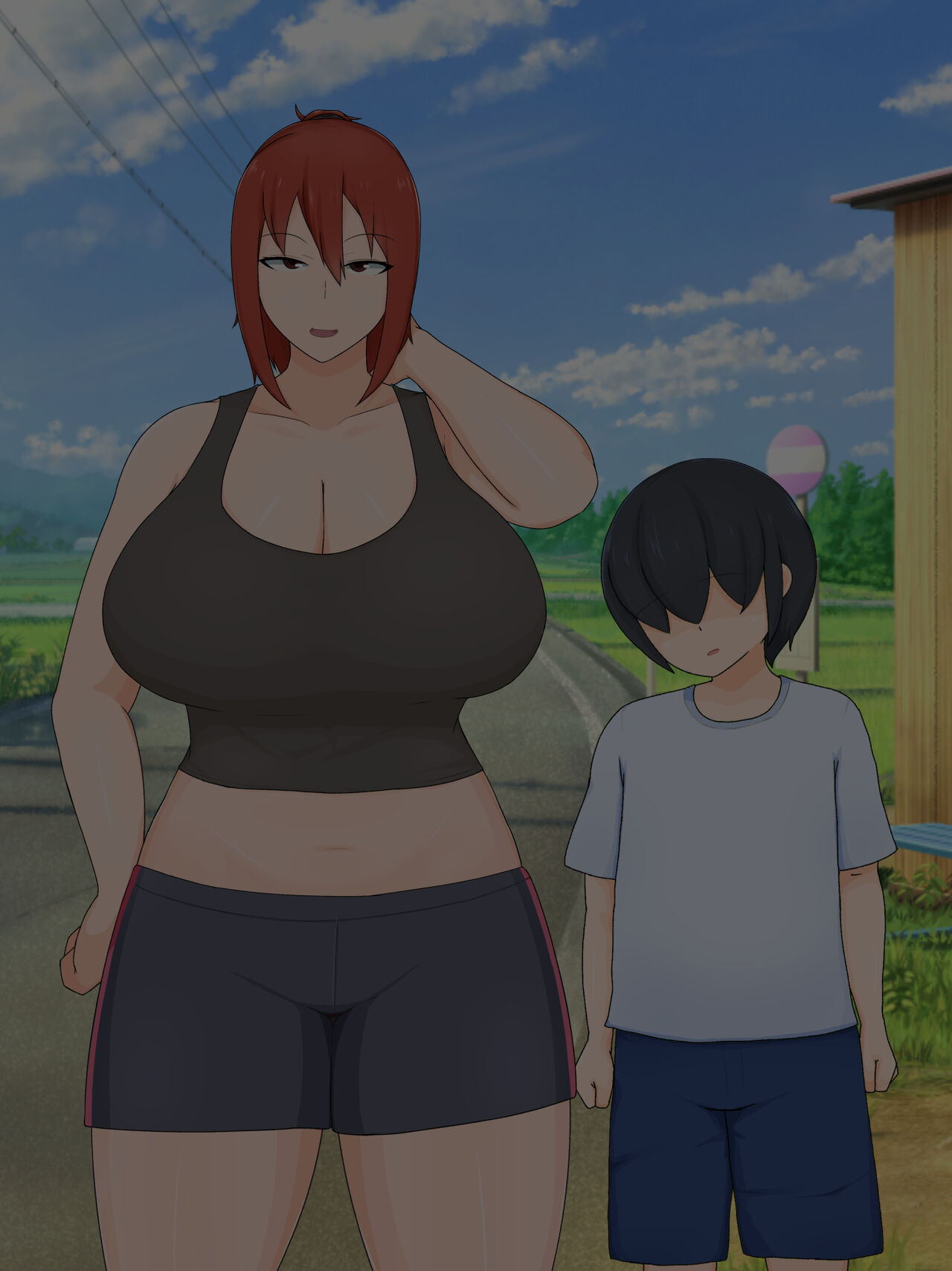 A frugal, strong-willed older sister, grabbing her weakness and being fucked by old man... page 7 full