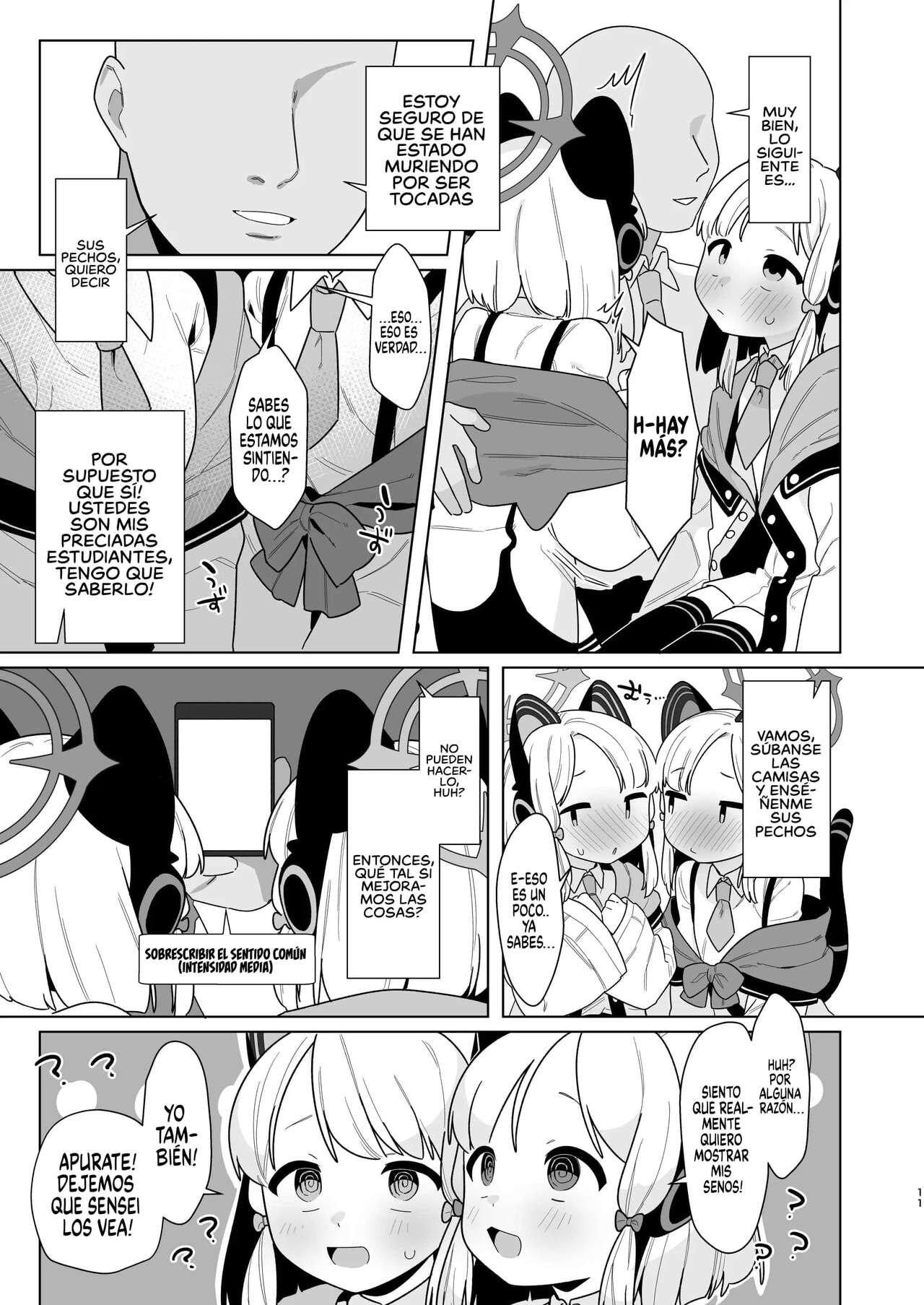 BluArch Saimin-bu 2 ~Saiba Midori &amp; Momoi Hen~ | The Blue Archive Mind Control Club ~Gamer Twins Chapter~ page 10 full
