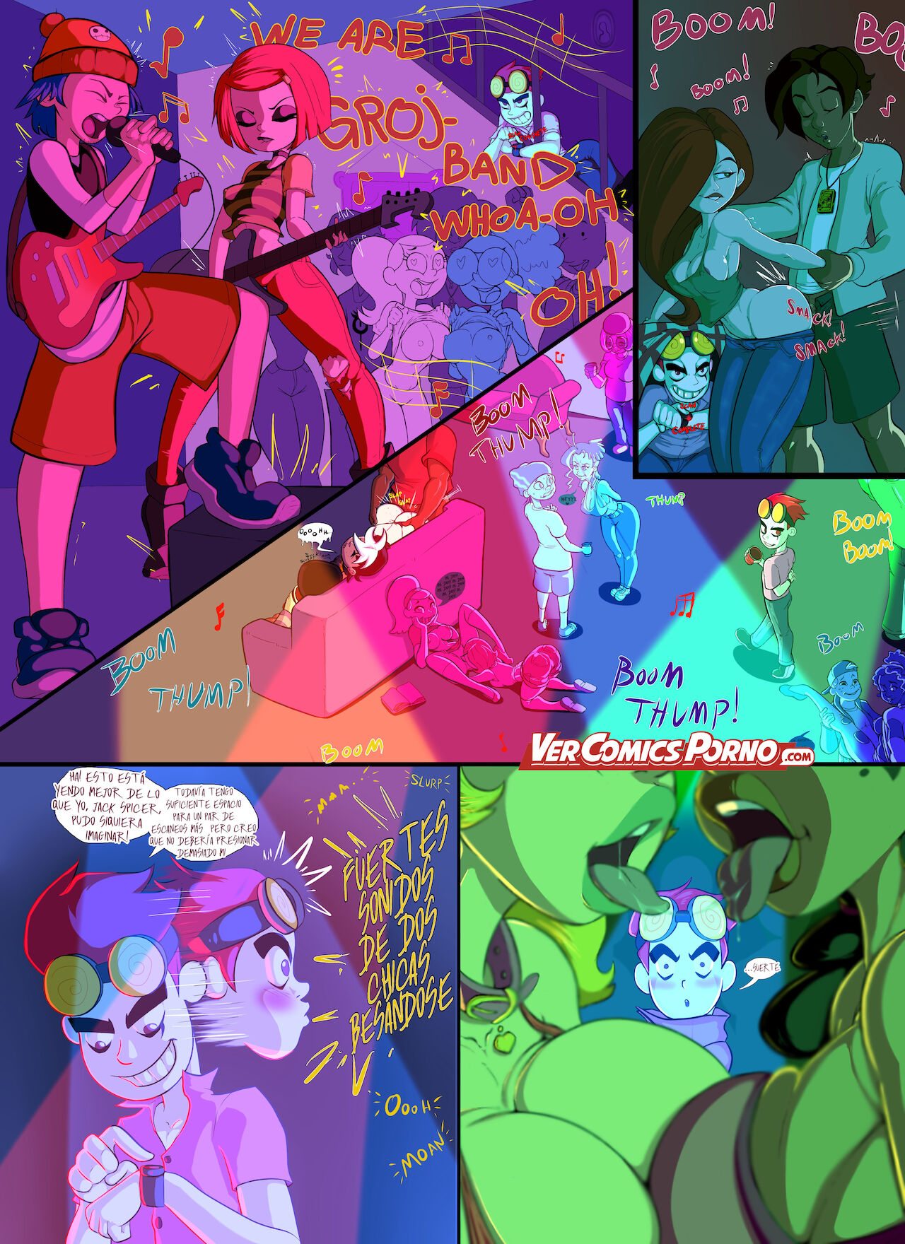Cartoon College Party page 10 full