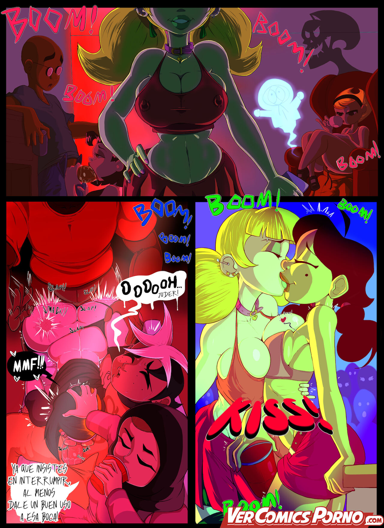 Cartoon College Party page 9 full
