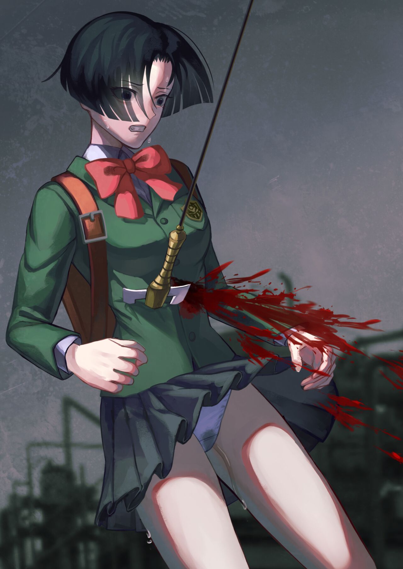 Yuzuriha Nekoi stabbed in the belly page 5 full