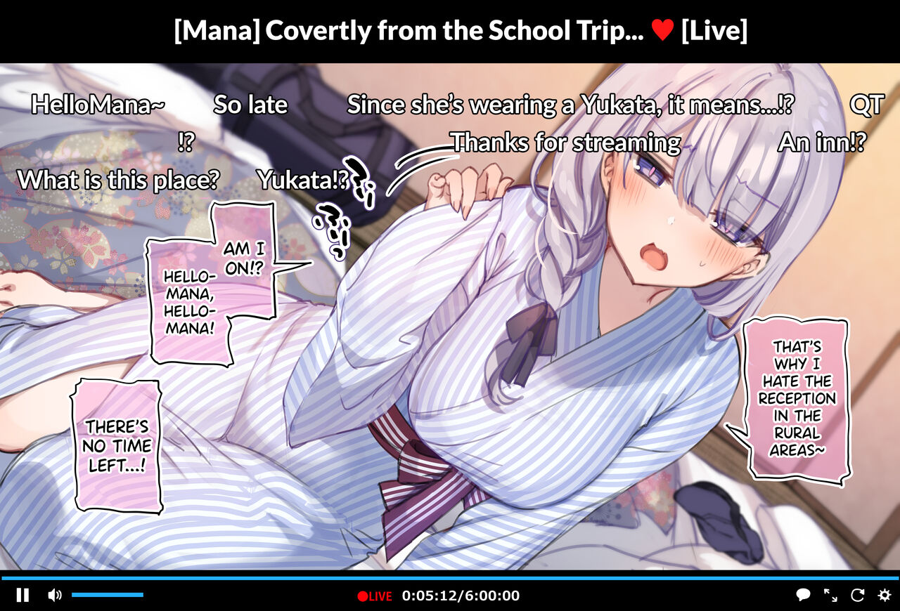 Mana-chan Masturbating in the Boys Room on a School Trip page 1 full