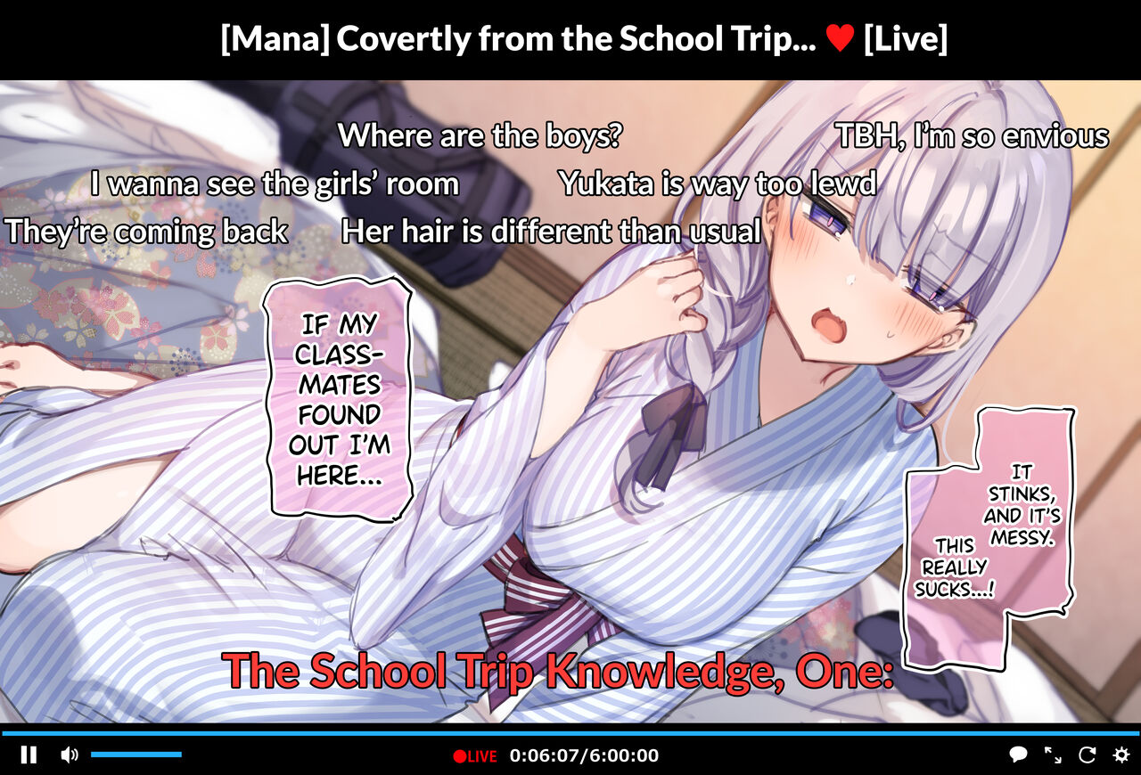 Mana-chan Masturbating in the Boys Room on a School Trip page 3 full