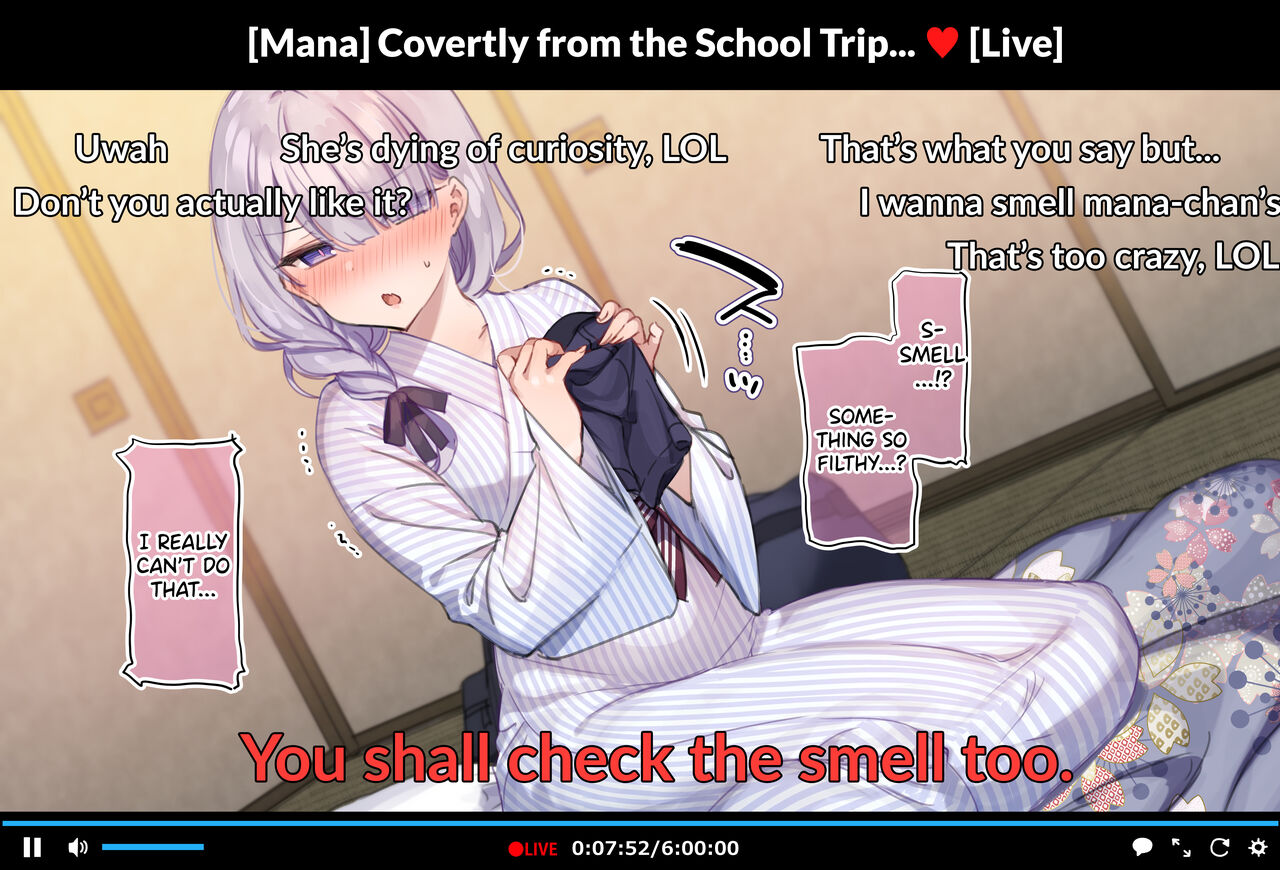 Mana-chan Masturbating in the Boys Room on a School Trip page 8 full