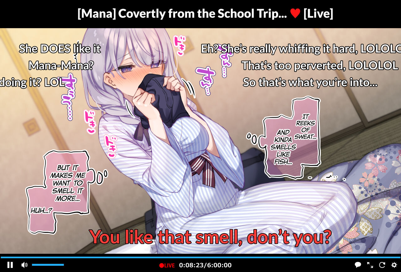 Mana-chan Masturbating in the Boys Room on a School Trip page 9 full