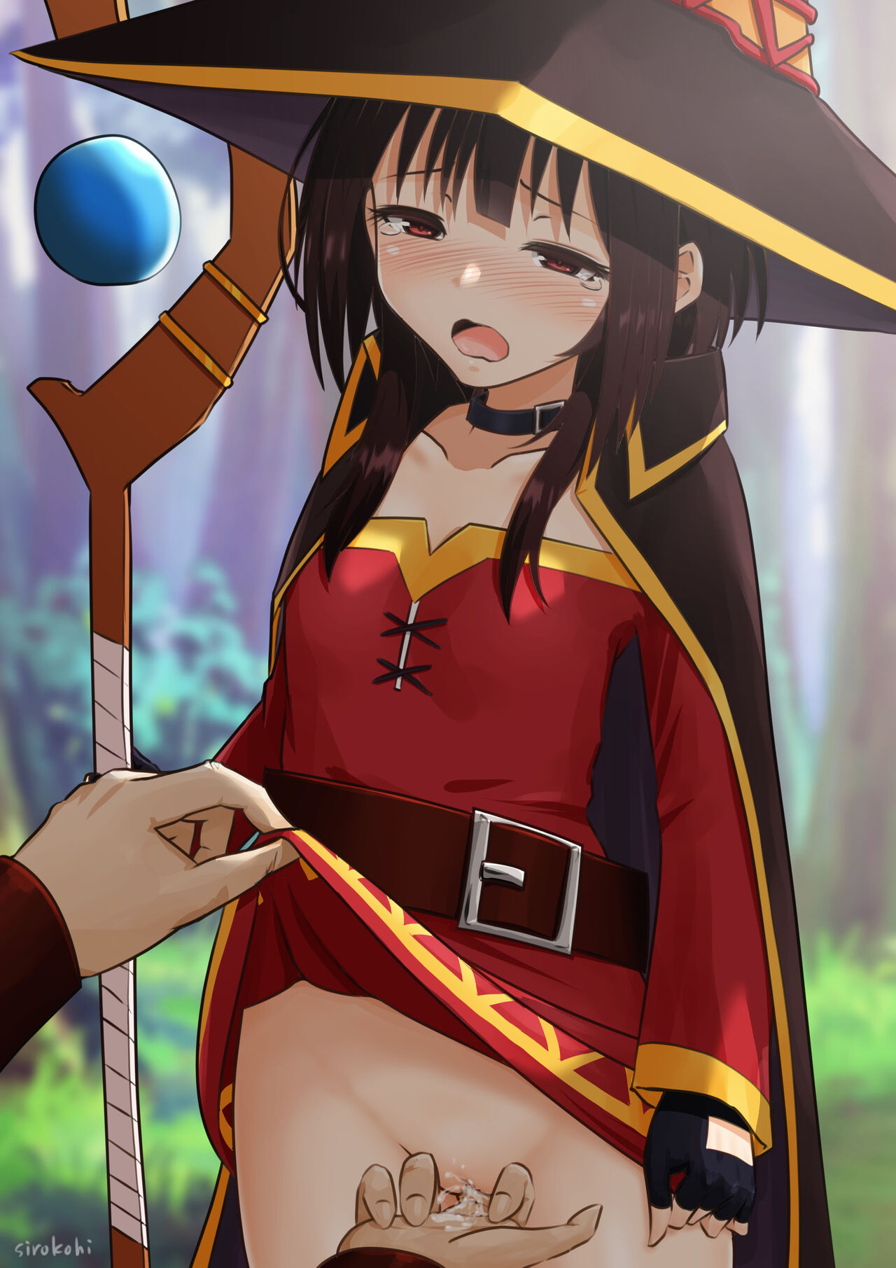 Party ni Irete Hoshii no ni Yubi o Irerarete Shimau Megumin page 8 full