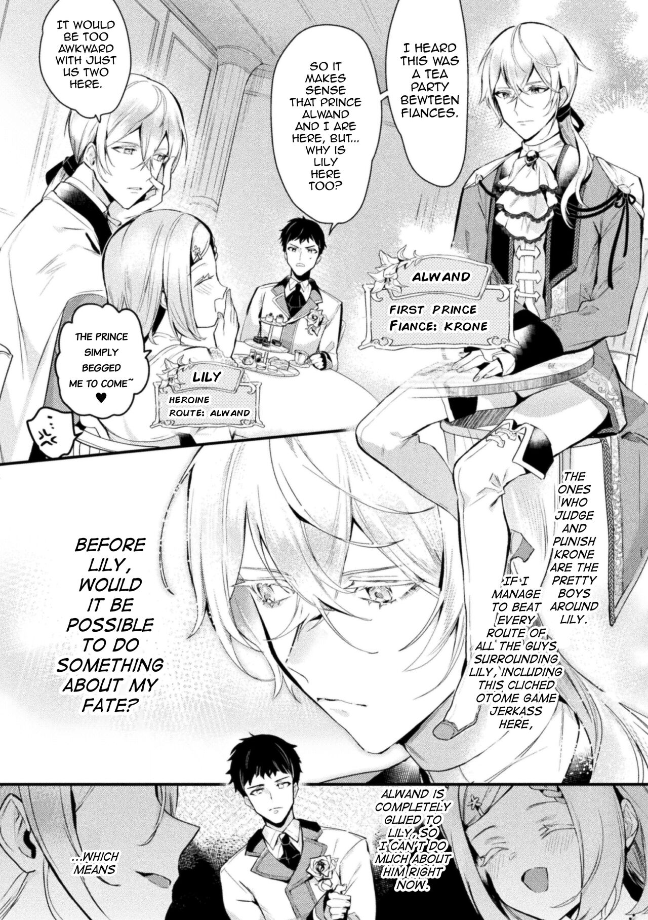 Akuyaku Reisoku Tensei ~Akogare no Otomege Chara o Kando Cheat de Kanochi Kouryaku~ 1 page 4 full