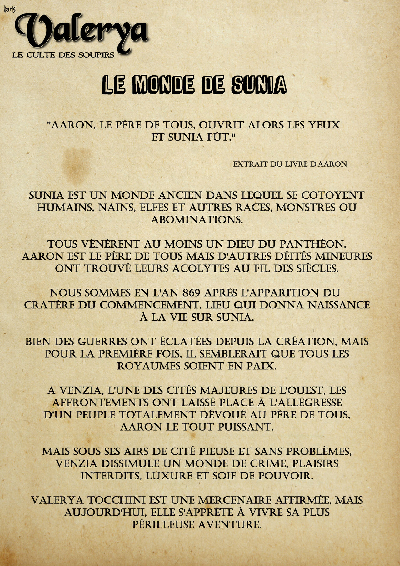 Valerya et le Culte des Soupirs page 2 full