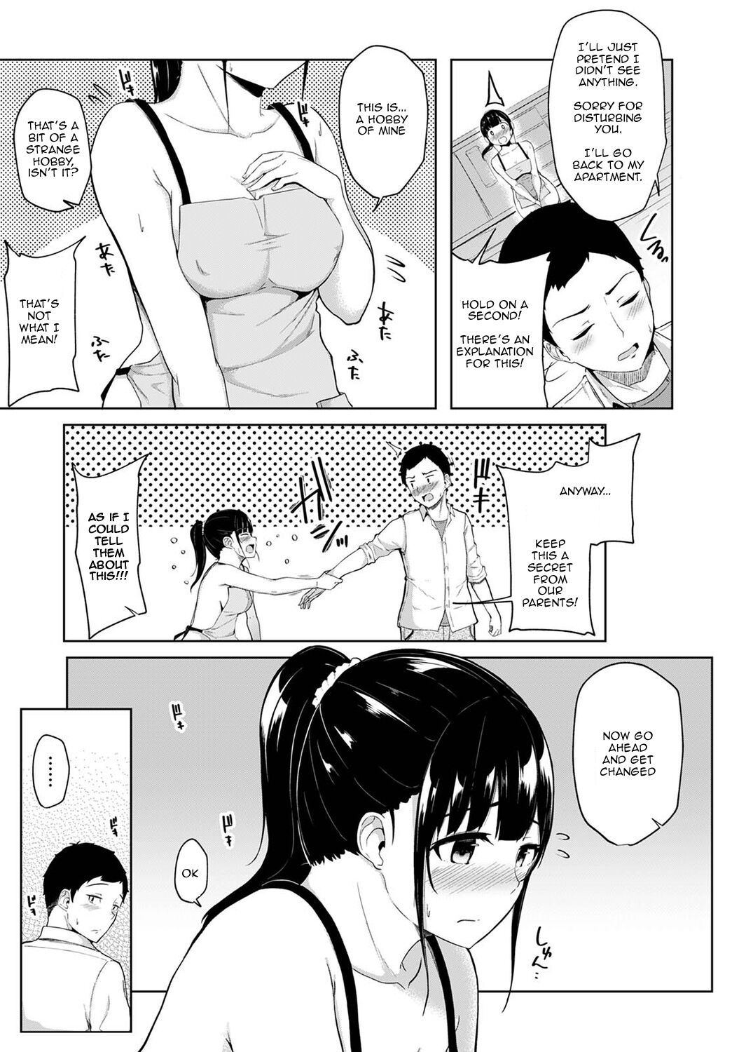 Asa Okitara Imouto ga Hadaka Apron Sugata datta node Hamete Mita | I Woke Up to my Naked Apron Sister and Tried Fucking Her Ch. 1-10 page 4 full