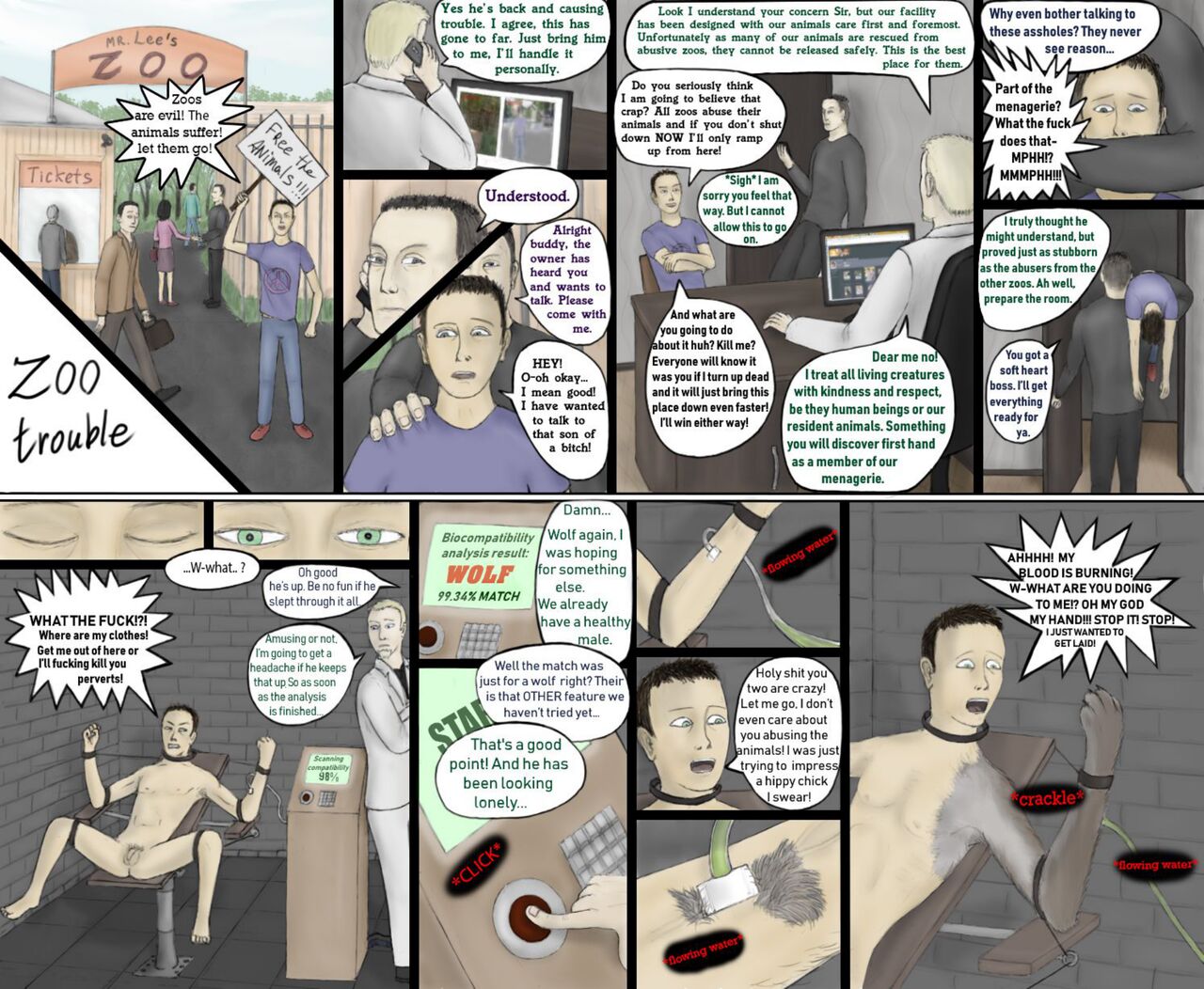 Zoo Trouble page 1 full